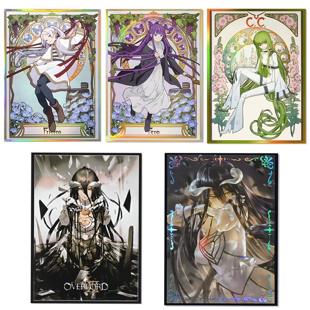 60PCS Standard Size Anime Card Sleeves Protector for PTCG MGT Trading Card Star Photo Table Game Best Gift