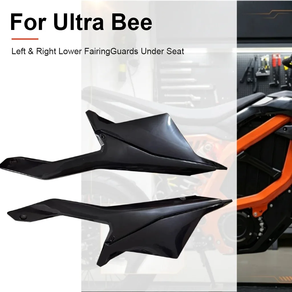 Left Right Lower FairingGuards Under electric off-road motorcycle  FOR Surron Ultra Bee Seat Plastic side guard (under the seat)
