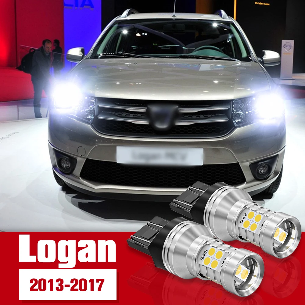 

2pcs LED Accessories Daytime Running Light DRL For Dacia Logan 2 2013 2014 2015 2016 2017