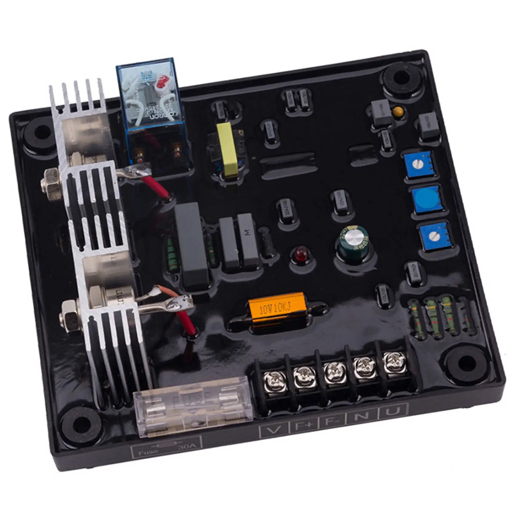 

AB47-Universal POW50A AVR 30A Automatic Voltage Regulator With GAVR15B Brushless Auto Voltage Regulator Generator Parts