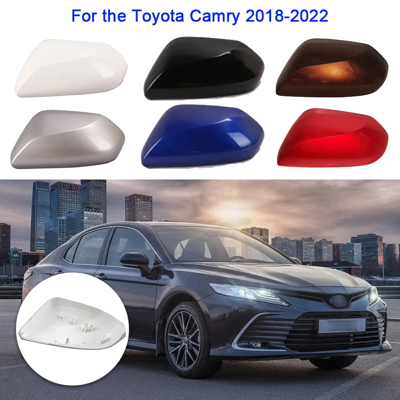 

Rearview Mirror Cover for Toyota Camry 8th 2018 2019 2020-2022, Rearview Mirror Case Painted in Color