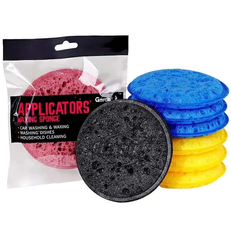 تنظيف المطبخ، غسل الأطباق، كتل إسفنجية للأعشاب البحرية، إسفنجة شمع لغسيل السيارات مع قطعة واحدة ممحاة إسفنجية عالية الكثافة