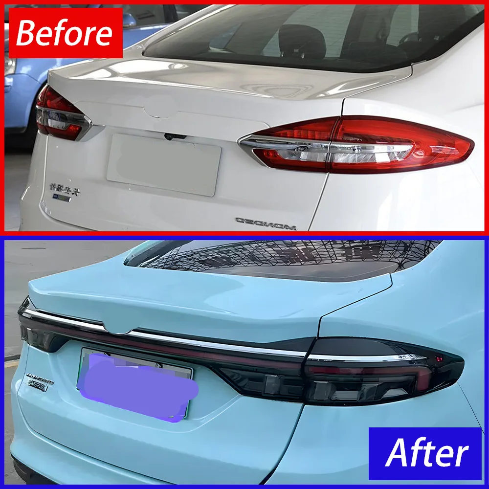 Through Taillight Assembly For Ford Mondeo MK5 Fusion 2017‑2021 Modify LED Dynamic Turn Light Plug and Play Auto Car Accessories