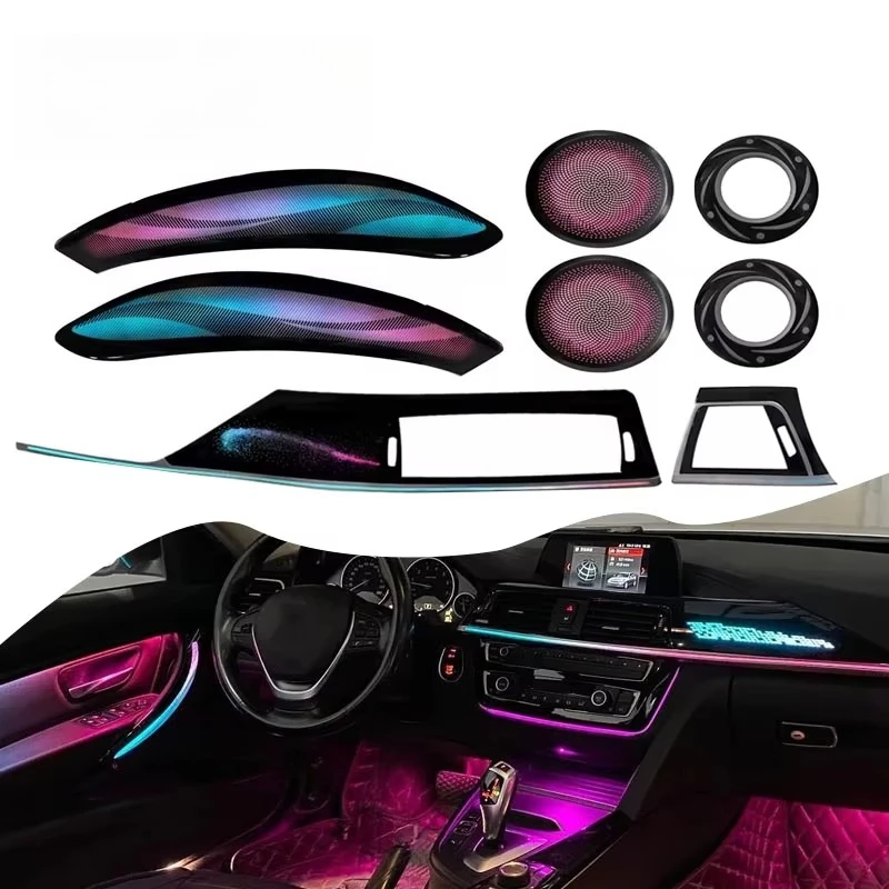64 Color Symphony Car Ambient Light for BMW F30 F34 F36 3 Series 3GT 4 Series LED Car Interior Led Light 12v Led Lights bar