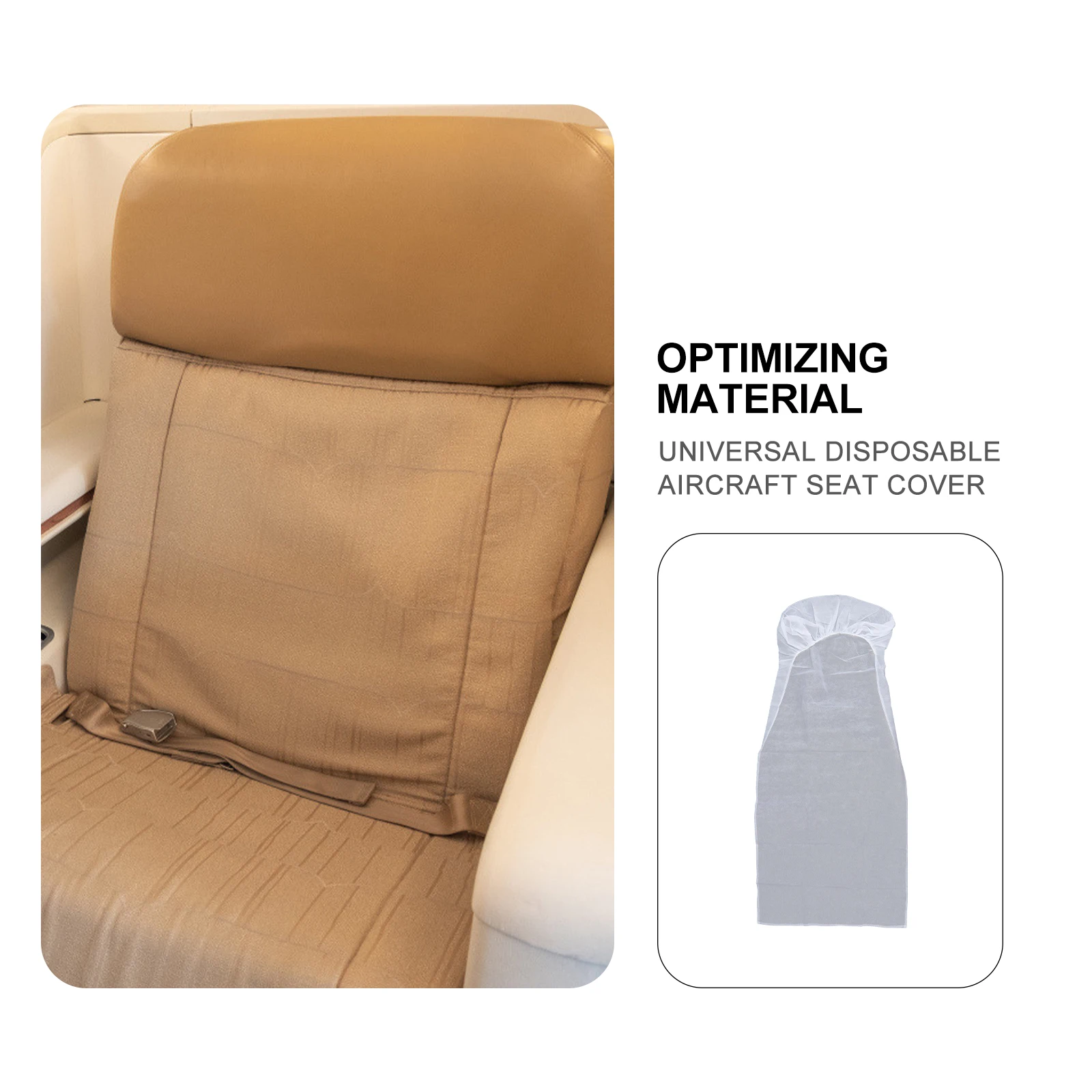 

5pcs Non-woven Disposable Seat Covers for Car Airplane Universal Lightweight Anti-fouling Protection Transparent Truck