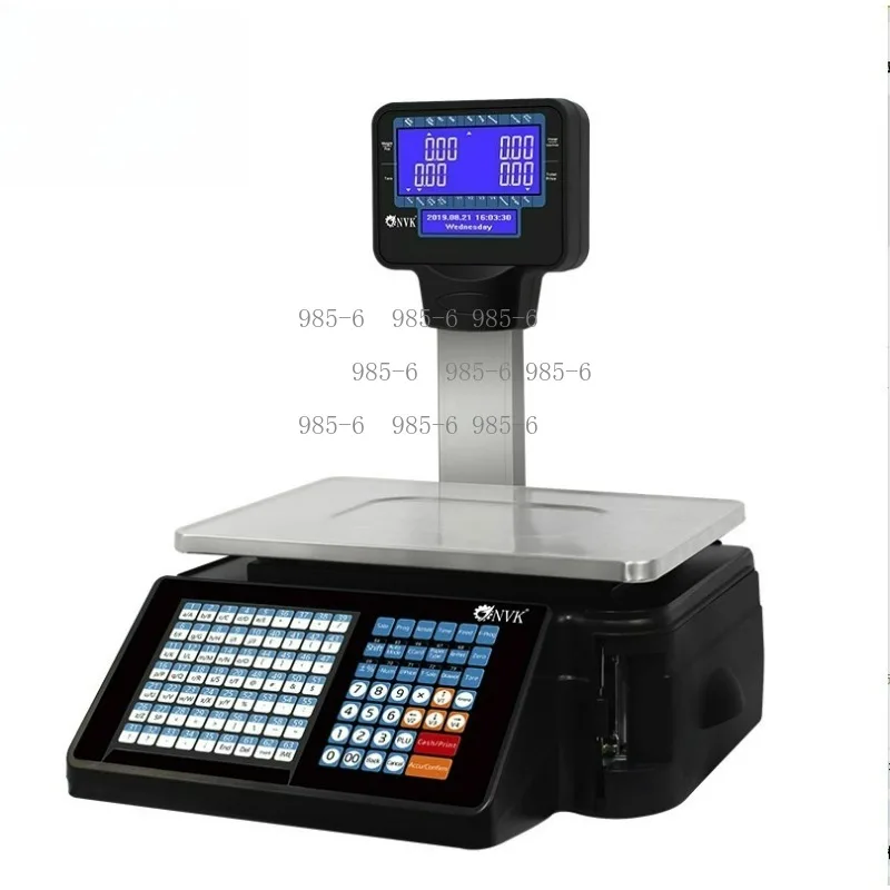 Commercial Fruit Deli Electronic Weigh Cash Register Scale
