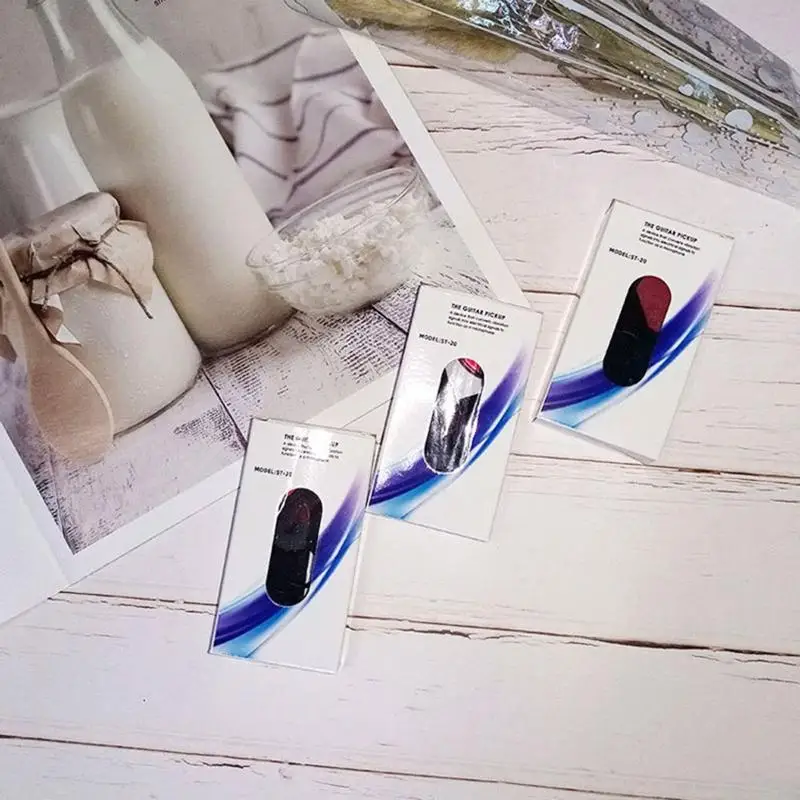 573A Transducer Pickup Piezo Contact ไมโครโฟนสำหรับกีตาร์เบสไวโอลิน Banjo Ukulele