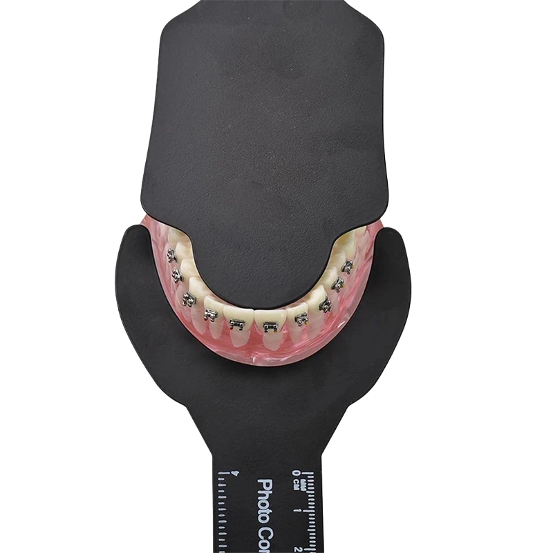 Dental Photography dentistry Photo Contrast kit dental contrasts Black Background Board contrast for dental photography Plate