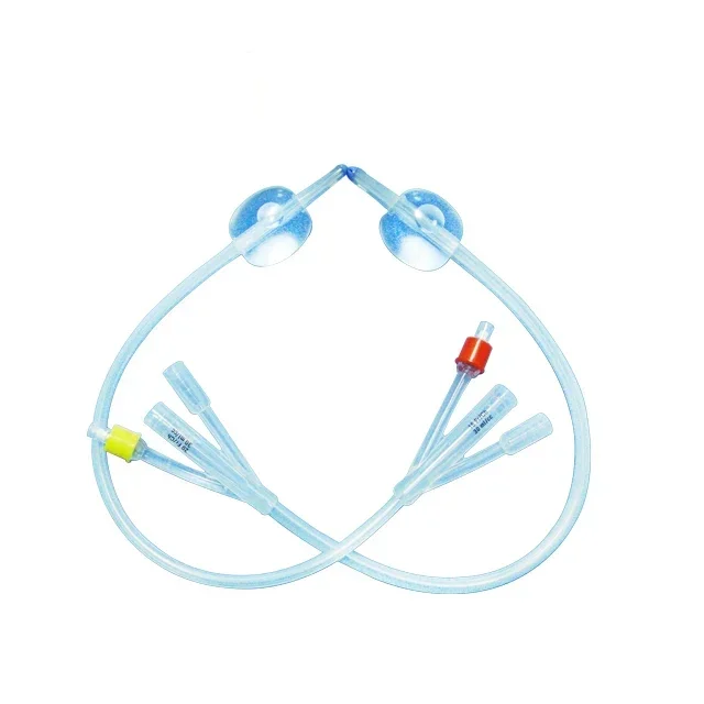 Factory Price Medical Disposable Latex Silicone Urethral 2 Way 3 Way Silicone Foley Catheter