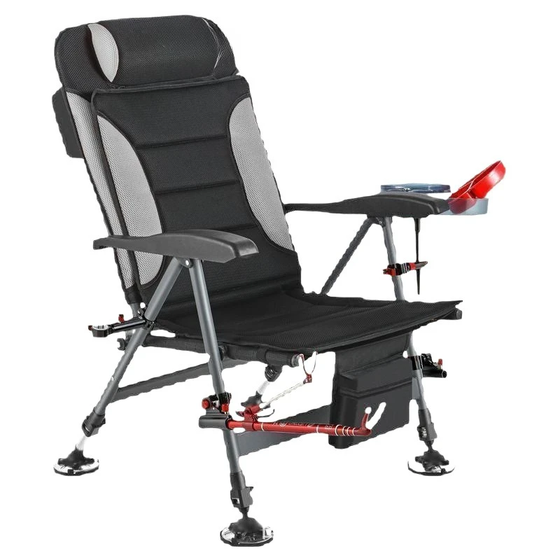 

Fishing chair aluminum alloy reclining multi-function lightweight all-terrain foldable
