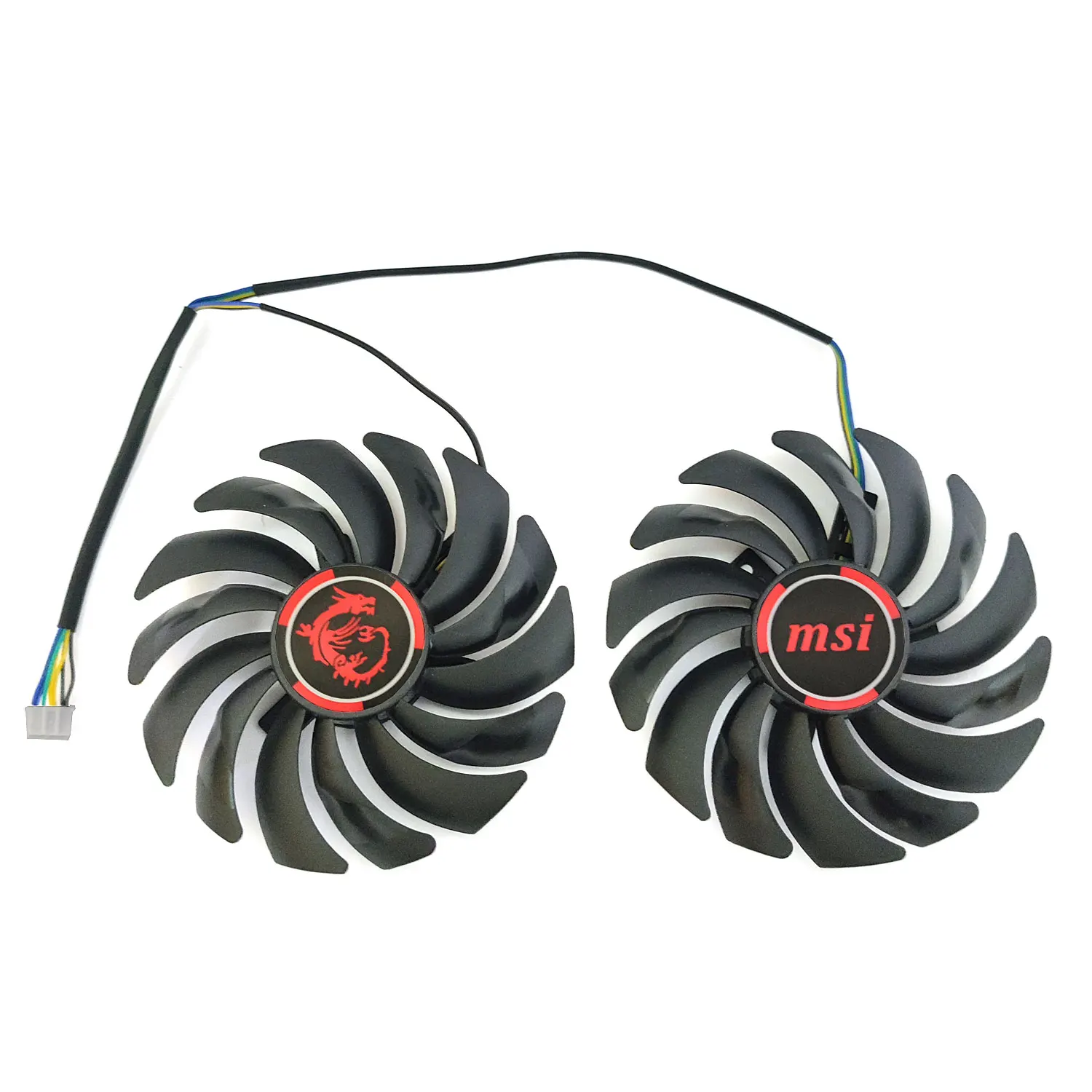 Nieuwe 1Lot 95Mm 4PIN PLD10010S12HH Gtx 980 Gaming Gpu Fan, voor Msi Geforce Gtx 980TI 980 970 960 Gaming Videokaart Koelventilator