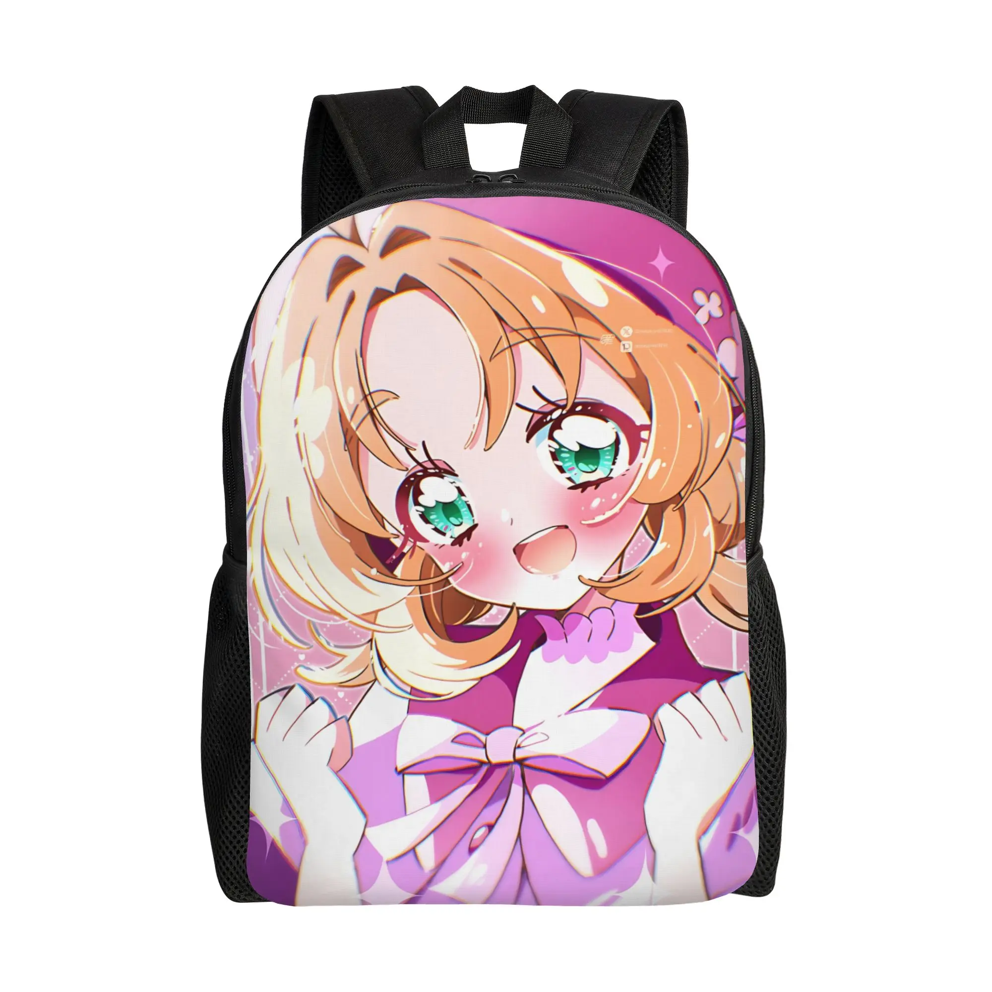 

Bandai Anna Akechi Pretty Cure backpack ita bag kpop lolita style mochila Harajuku Design Camping Zipper Closure Rucksack
