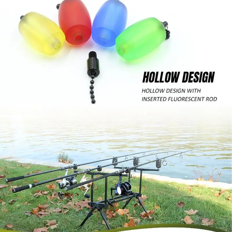 Bright LED Swing Detection Fishing Alarm Tool Multicolor LED Carps Alarm for Various Weather Conditions 69HD