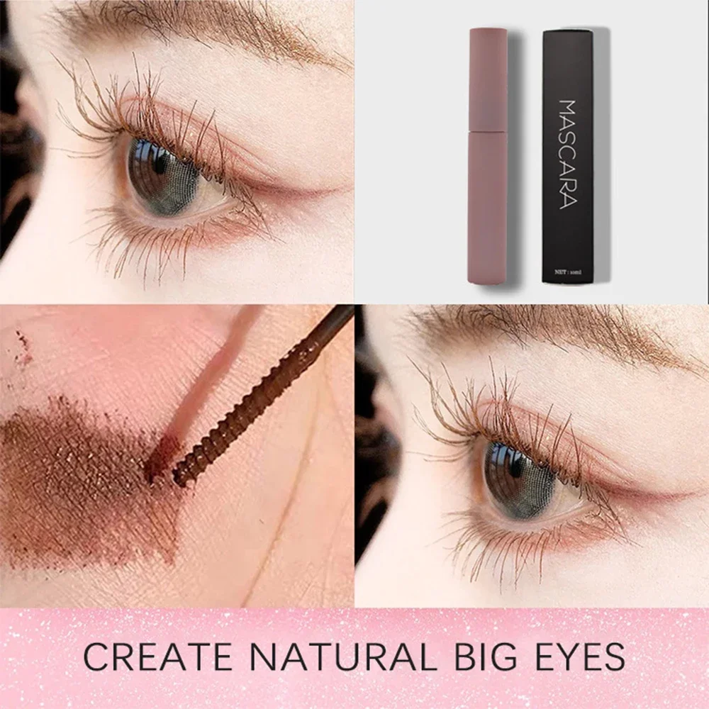 Private Label 10ml dikke mascara aangepast logo langdurige waterdichte verlenging natuurlijke sneldrogende roze tube make-up groothandel