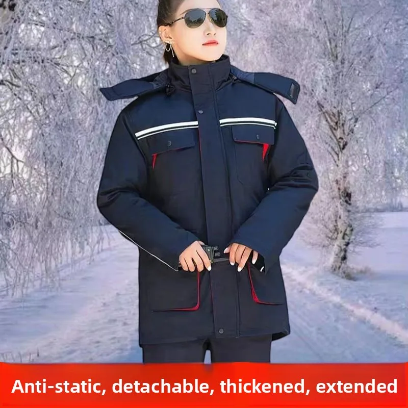 

Утепленная демисезонная куртка-трансформер из хлопка для работы, антистатическая, зимняя, термозащитная, мужская повседневная куртка