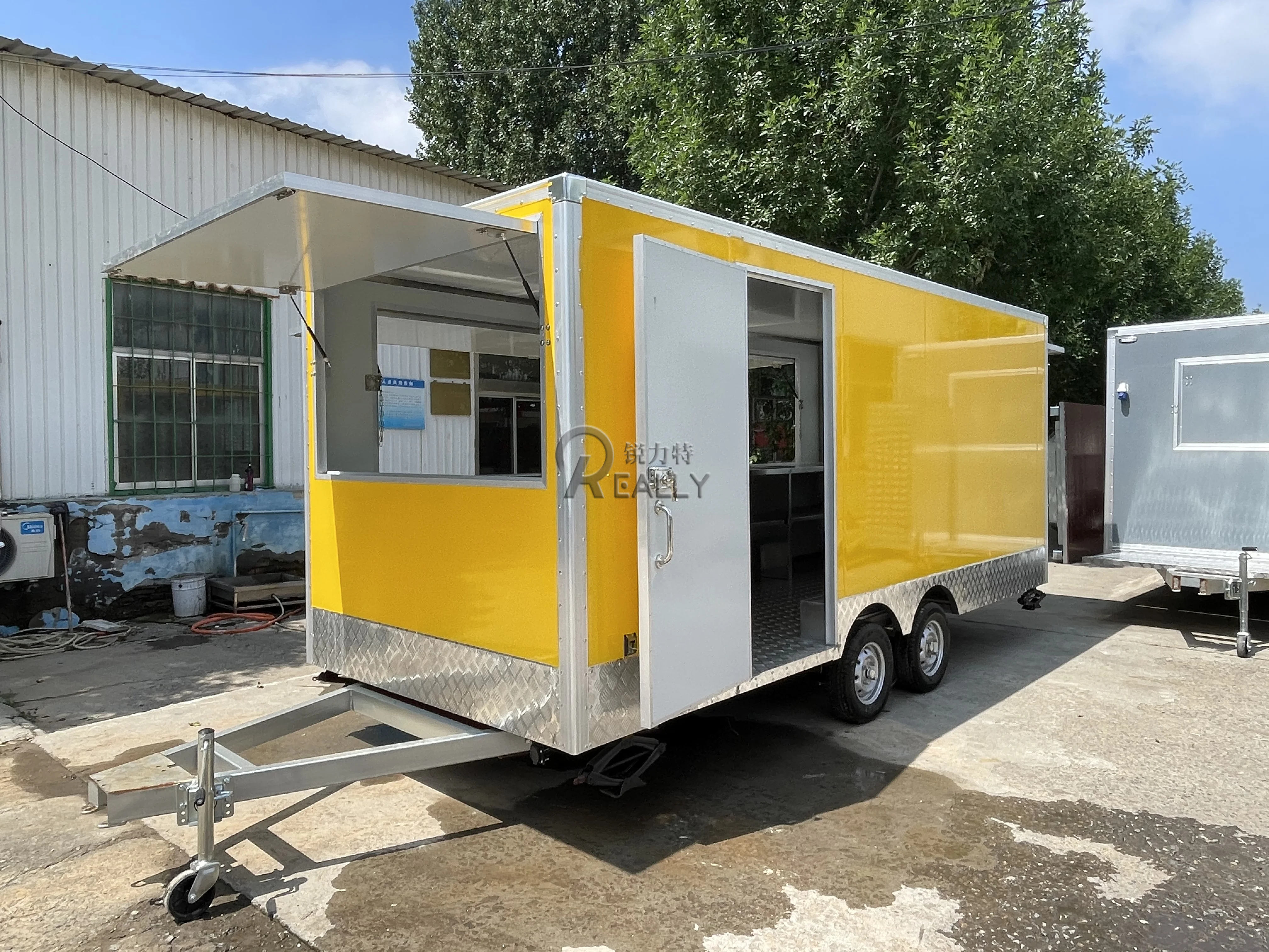 2023 USA Standard Mobile Hot Dog Food Trucks Mobile Ice Cream Food Truck Trailer Crepe Food Cart For Sale