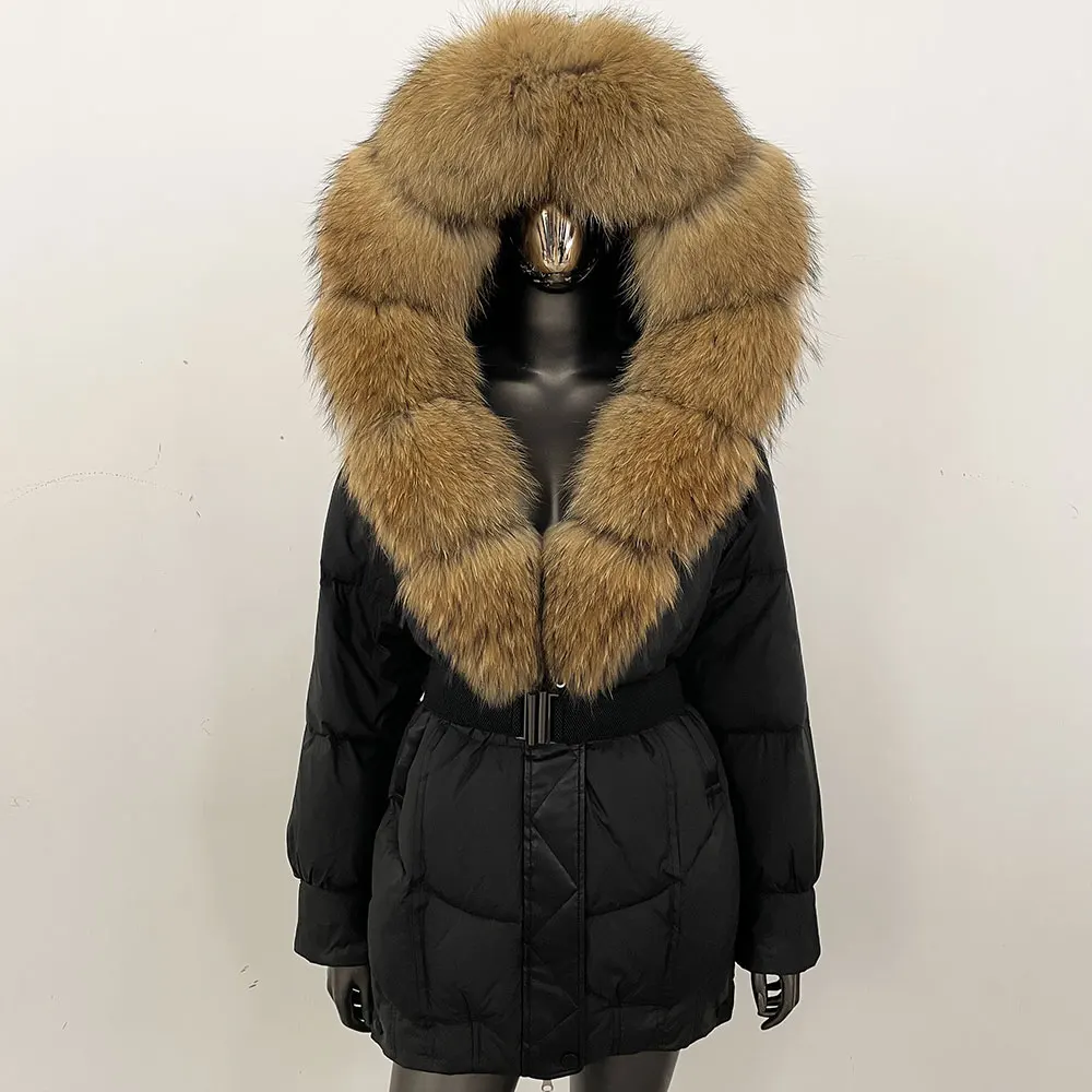 واقع الفراء للمرأة ملابس المرأة الشتاء أسفل سترة خفيفة الوزن مبطن السترات أسفل المعاطف والحدائق الخريف الملبس الفراء الحقيقي #2