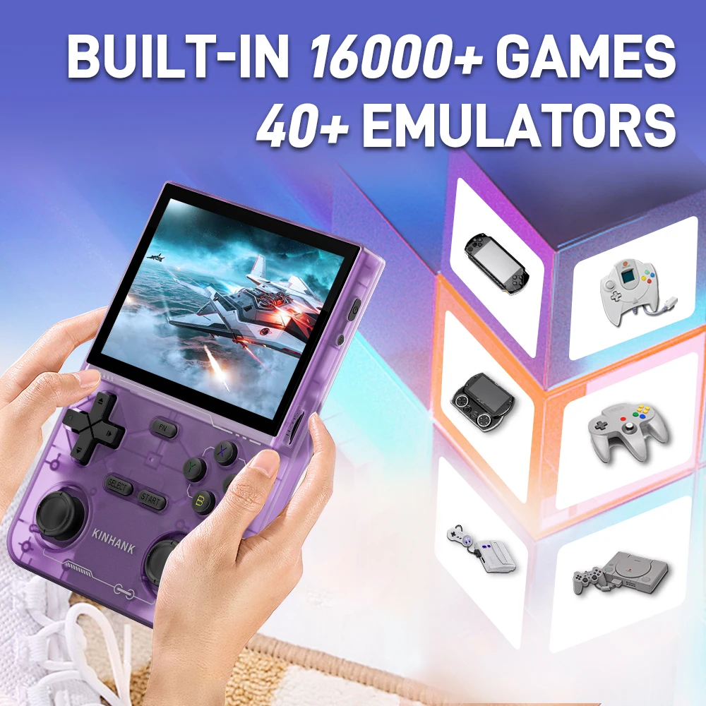 

K36 Handheld Game Console 16000 Games Emulator for PS1/PSP/DC/N64/SS 500nit 3.5 Inch IPS Screen Game Console Fast Shipping