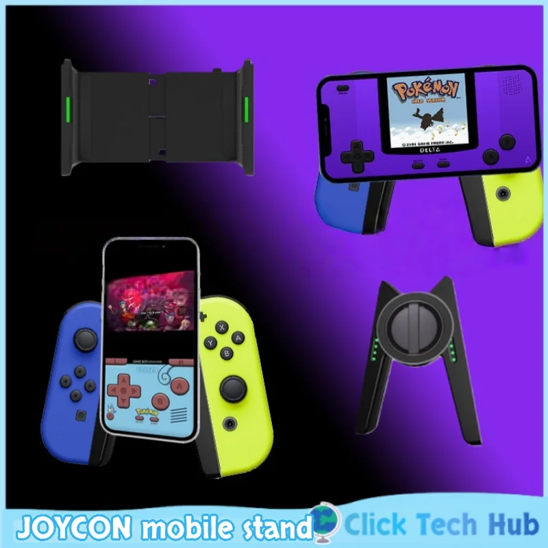 

For Joycon Mobile Game Telescopic Stand Joycon gamepad Stand DELTA Emulator Game 360° Rotation Portable Magnetic XYX For Iphone