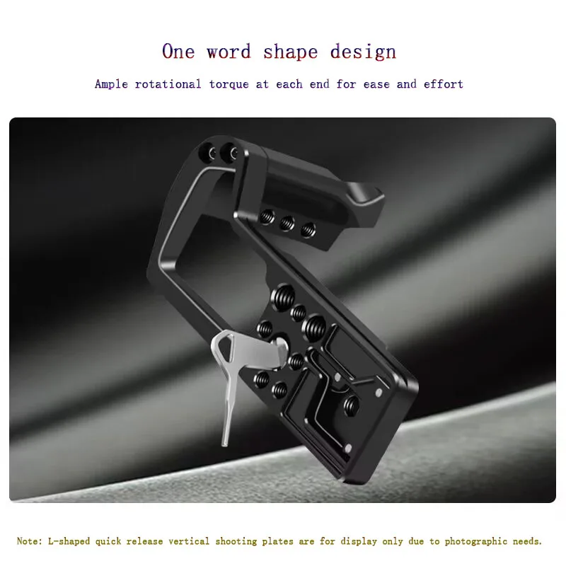 PyroGraphy 2 في 1 مفتاح ربط سداسي على شكل حرف L ومفتاح ربط بكلمة واحدة قفص كاميرا سفلي كلمة واحدة 1/4 بوصة مفتاح ربط جانبي M2.5 برغي H2Hex