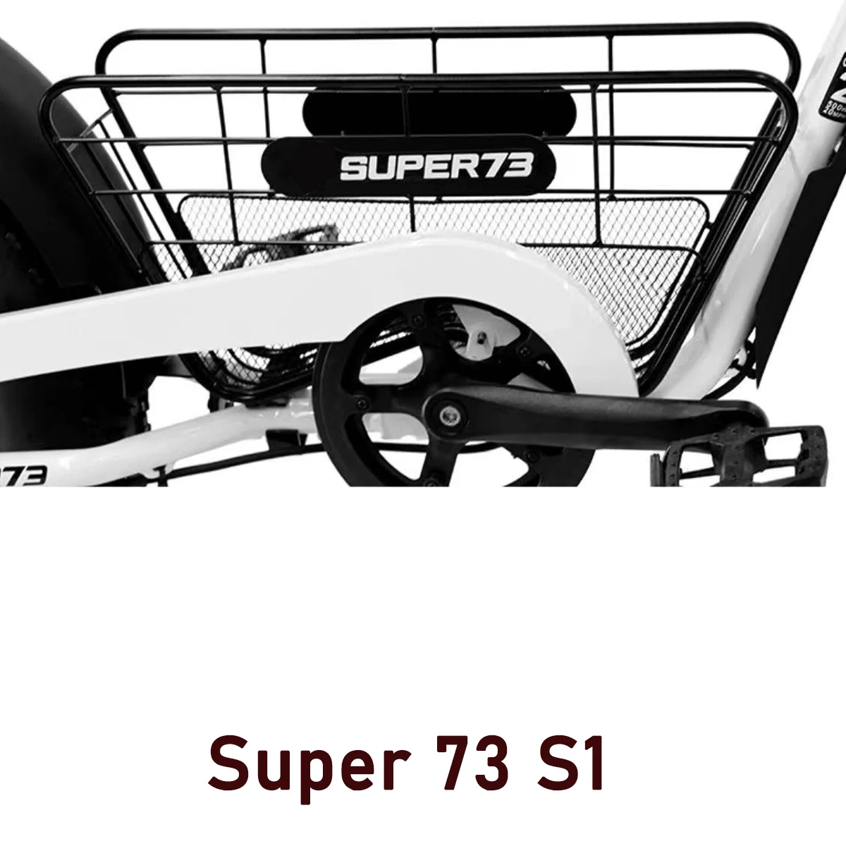 Super 73-S2 Accessories Basket Storage Basket Basket For SUPER 73 S2 RX S1 S2 Y1 New Super73 Electric vehicle basket front frame