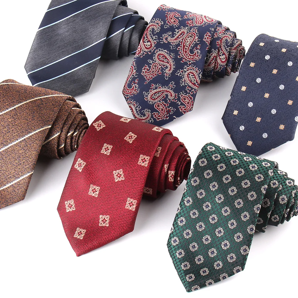 

Skinny Neck Ties For Men Women Casual Paisley Ties Suits Slim Striped Tie For Wedding Business Groomsman Necktie Gravata Gifts