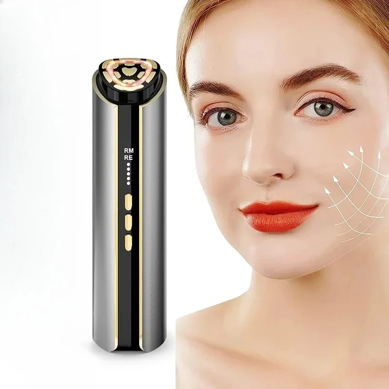 

RF Radio Frequency Beauty Device EMS Facial Lift Firming Fine Lines Anti-aging Freezing Age Skin Rejuvenation Care Instrument