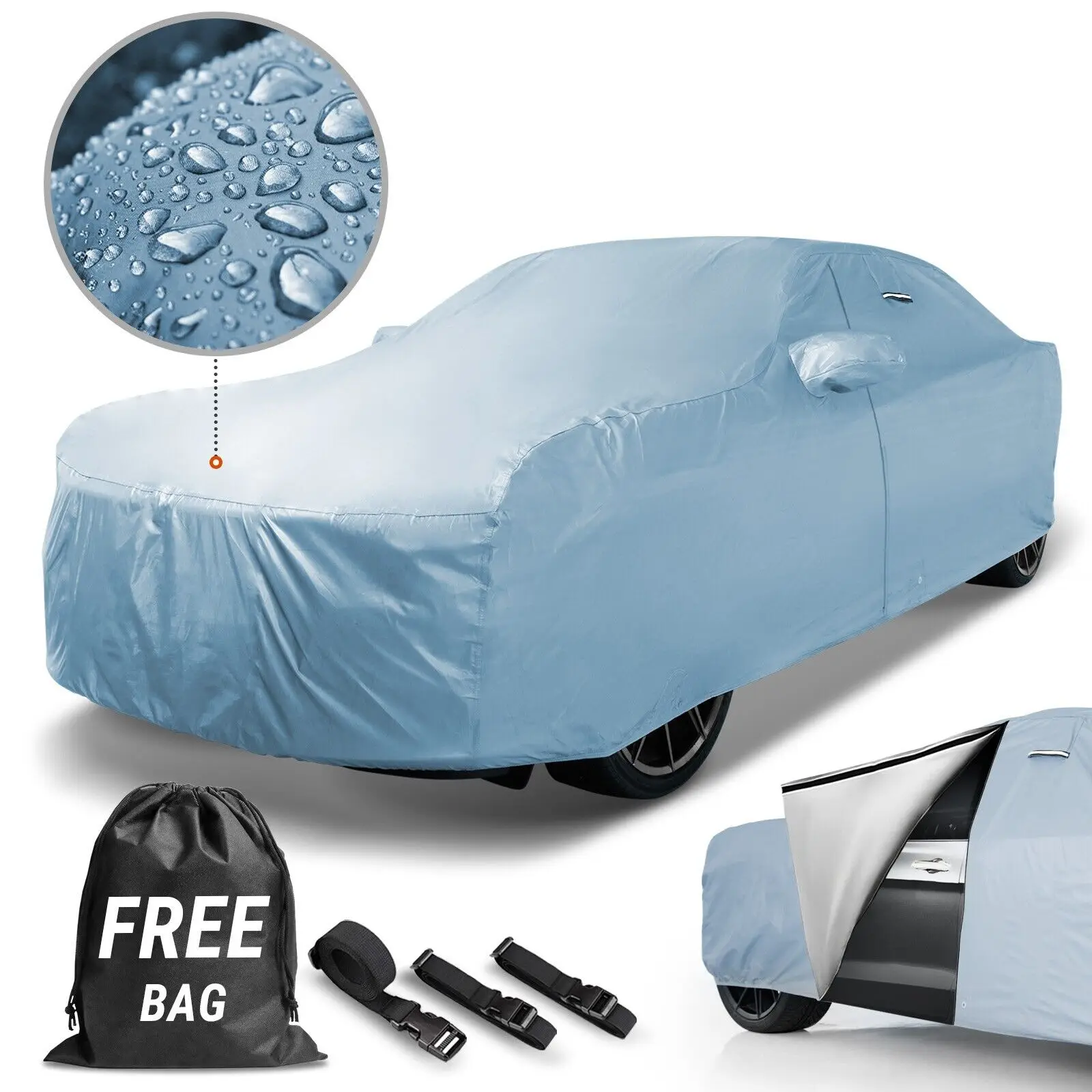 RSX w/Rear Spoiler 2002-2006 Fits [Acura RSX] CAR COVER, All Weather Waterproof,