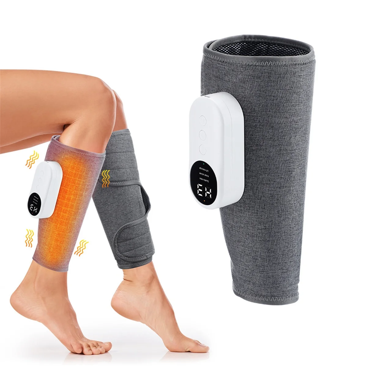 ABME Calf Compression Massager for Circulation and Pain Relief Leg Massager with Heat Relieve Fatigue Help ElectricMassager,A
