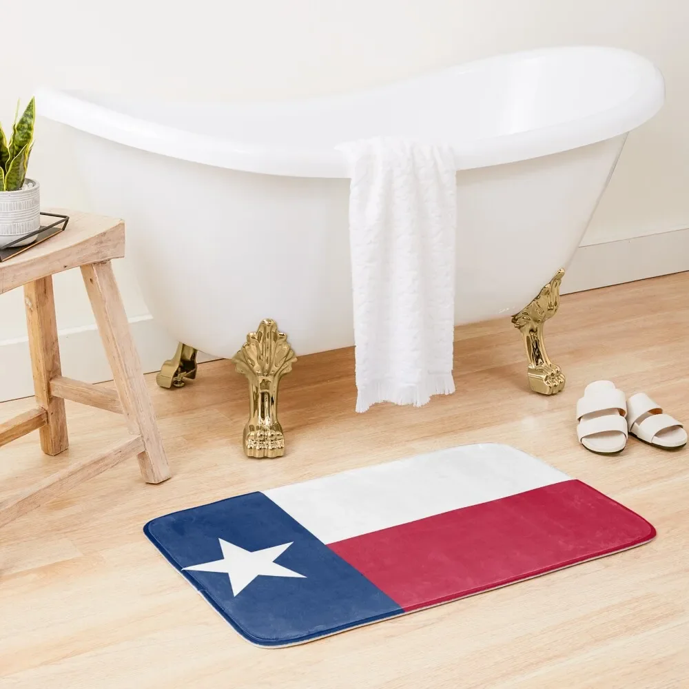 

Flag of Texas State United States of America Bath Mat Foot Bathroom Toilet Carpet DoorEntrance Door Bathroom Kit Mat