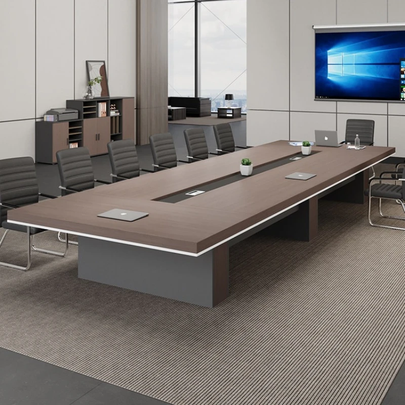 

Long standing Conference table Modern minimalist large Reception meeting table negotiation executive biurko duże furniture