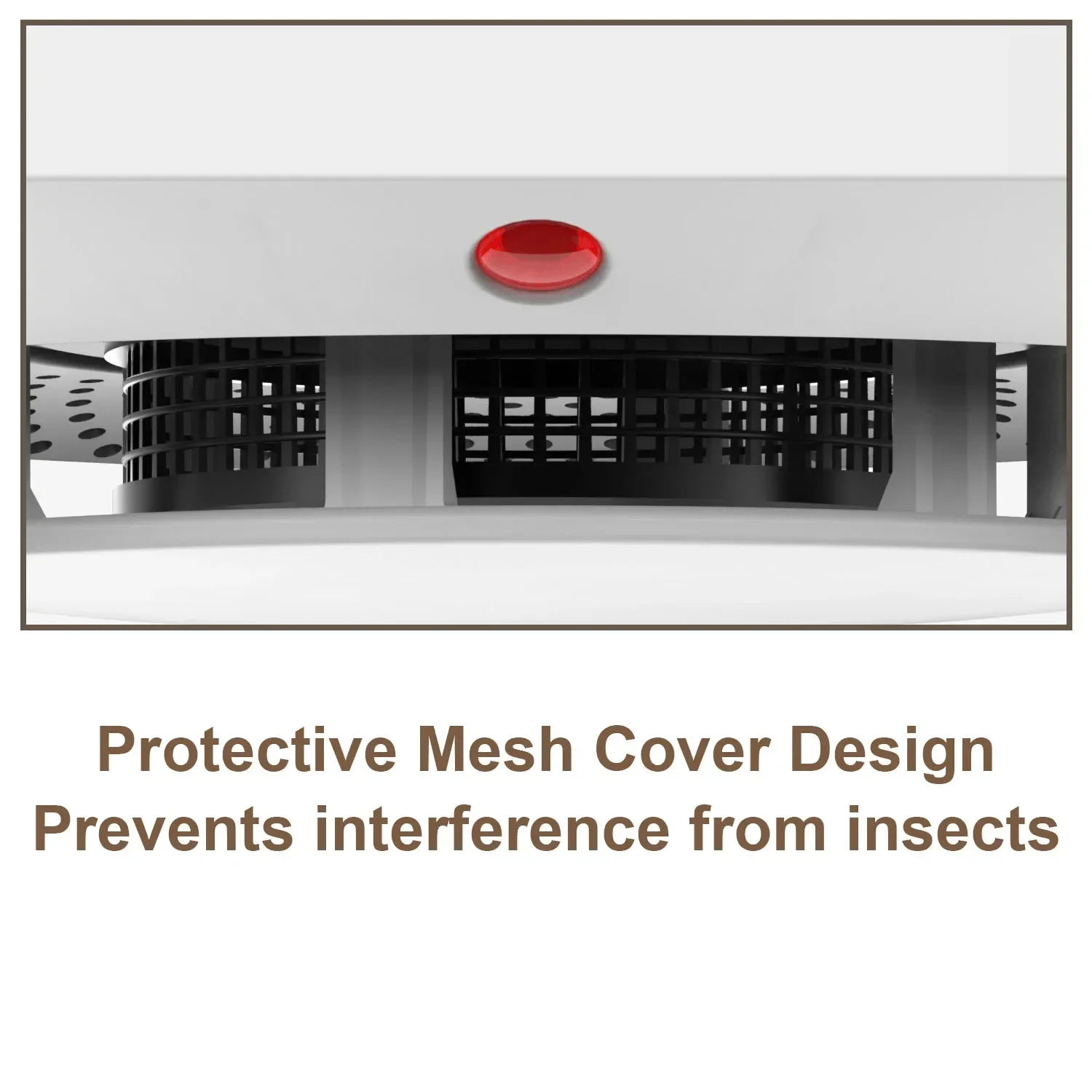 Smart Independent Smoke Detector Sensor with Sound and Light Fire Alarm for Home Kitchen Office Warehouse Security System