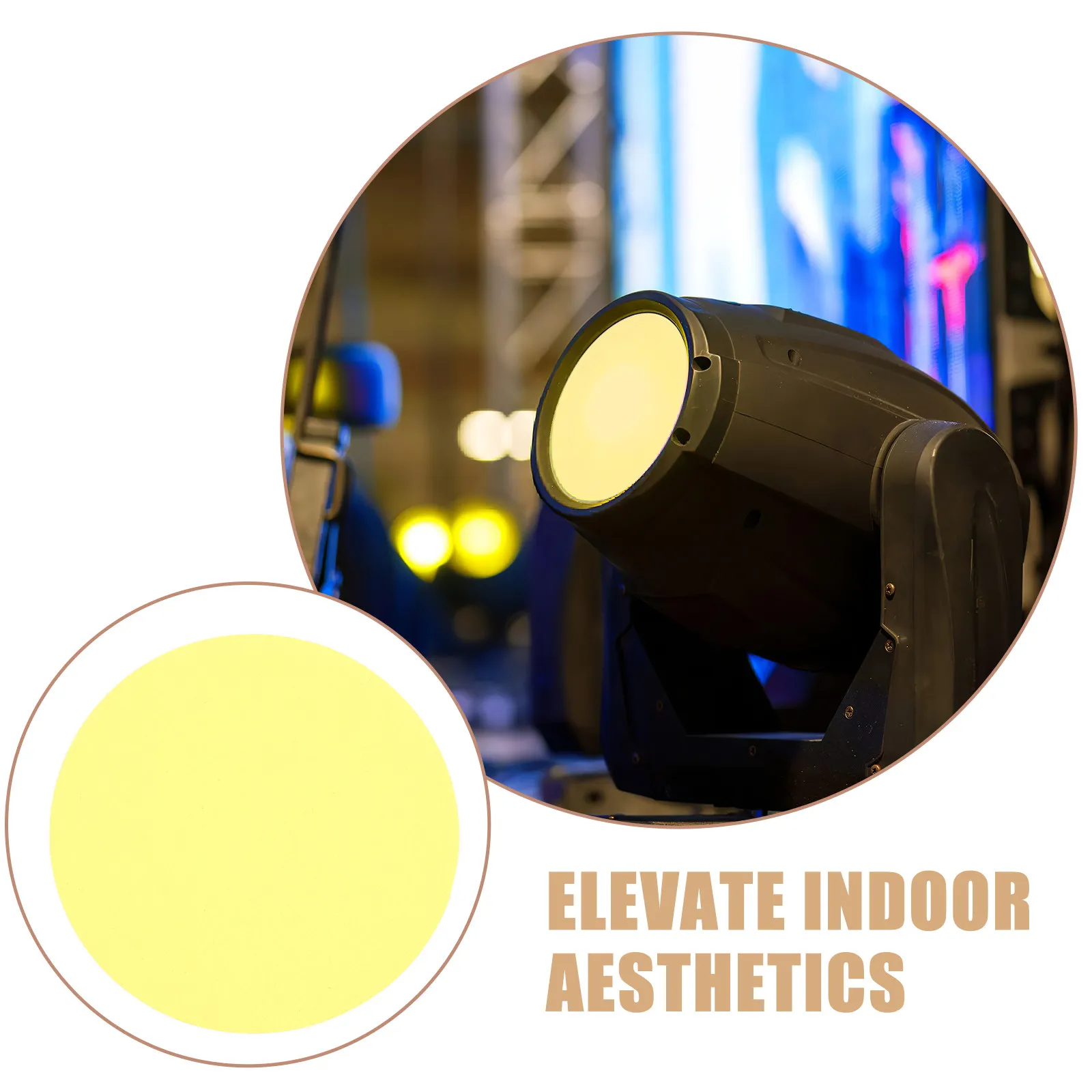 30Pcs Colored Light Gel Filters Light Filter Gels 6.6cm Color Correction Film Overlays for Tubes Spotlights Strobe Headlight