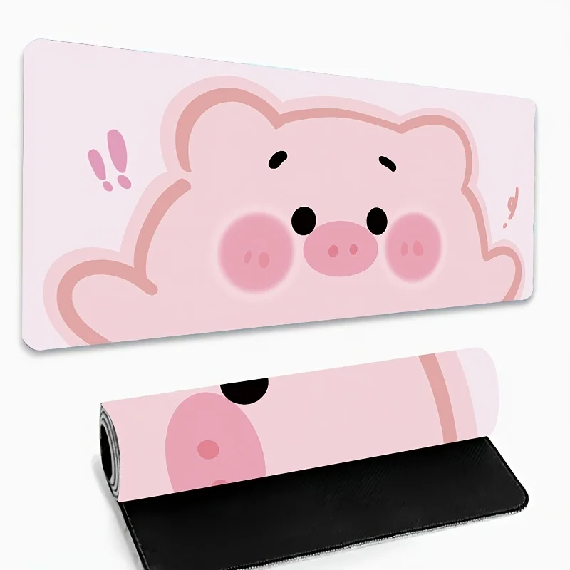 Tappetino per mouse in gomma antiscivolo grande anime da 1 pezzo: lavabile, bordi cuciti, superficie liscia per giochi e uso in ufficio, regalo perfetto per