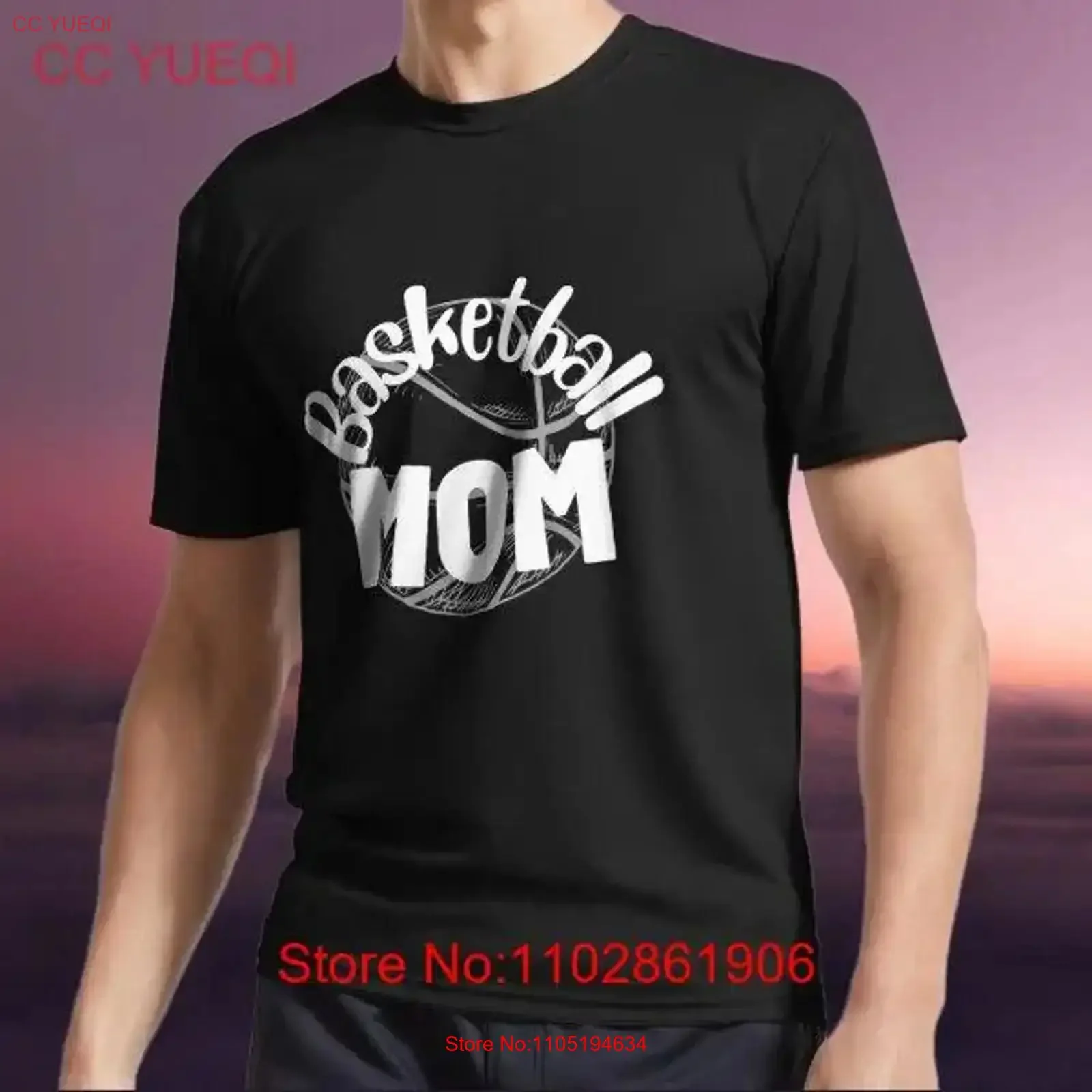 

New T Shirt Basketball Mom Active Logo American Funny Size S to 5XL vintage Washed Versatile homme fashion Breathable Stylish
