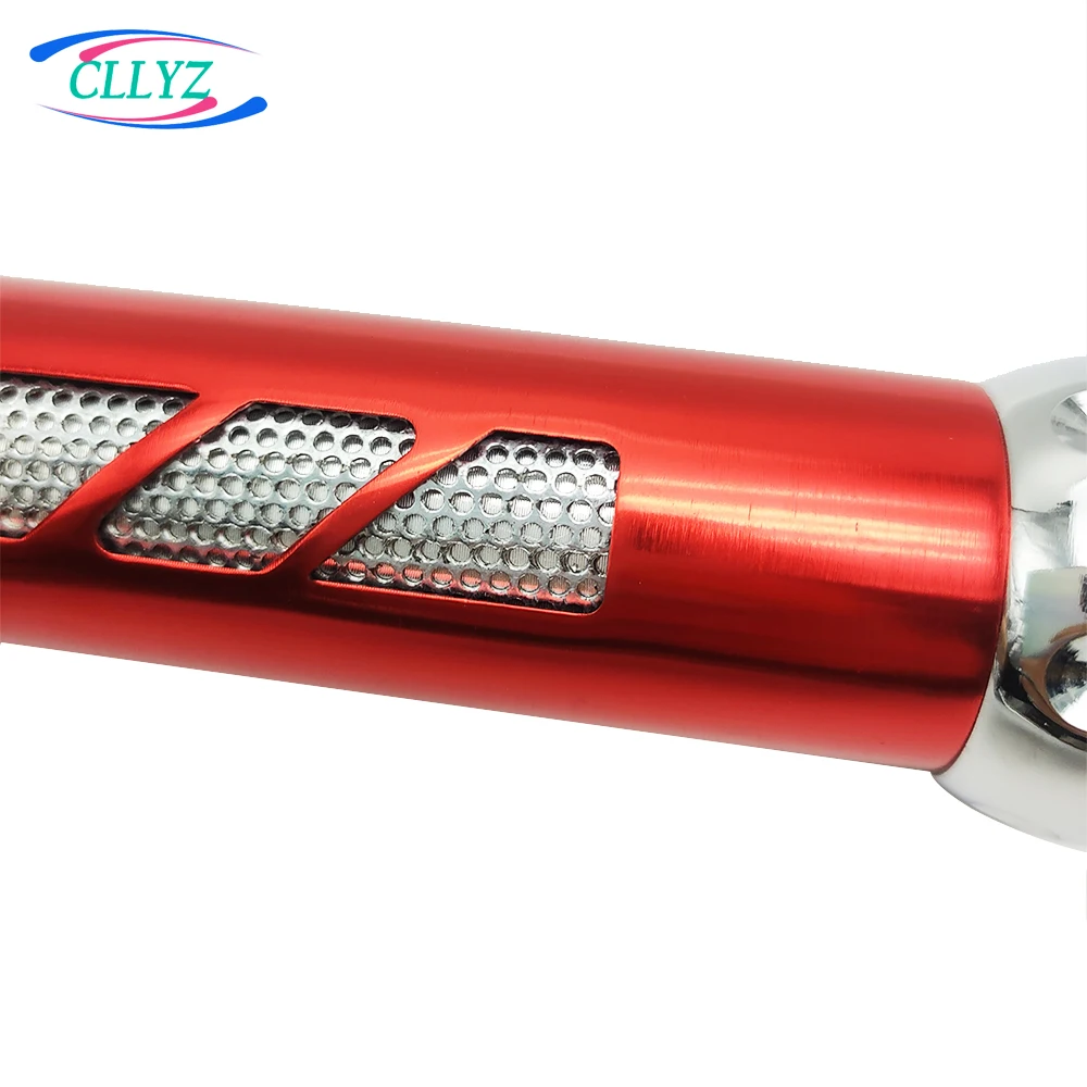 CLLYZ Aluminum Handbrake Cover Universal 4 Colors Optional Brake Handle Protective Cover Car Interior Accessories