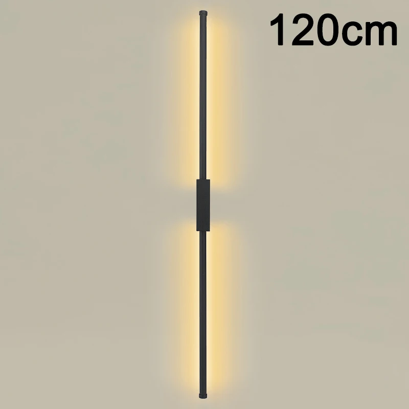 120/100CM Morden LED long wall lamp Indoor Bedroom Living Room Sofa Background Long LED Wall Light  Home Decoration