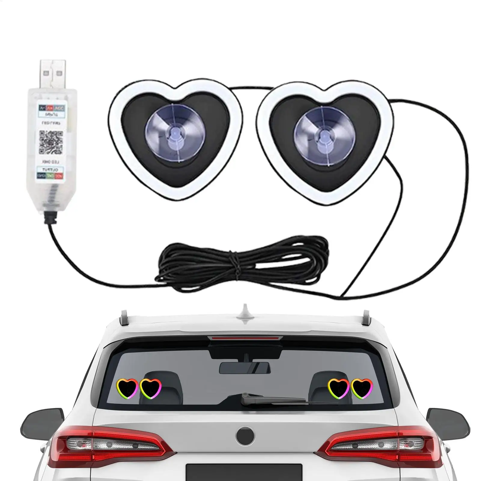 

Автомобильные фонари для интерьера, 256 цветов, романтическое безопасное освещение, внутреннее освещение автомобиля для семьи, друзей, энтузиастов, вождения автомобиля, дома