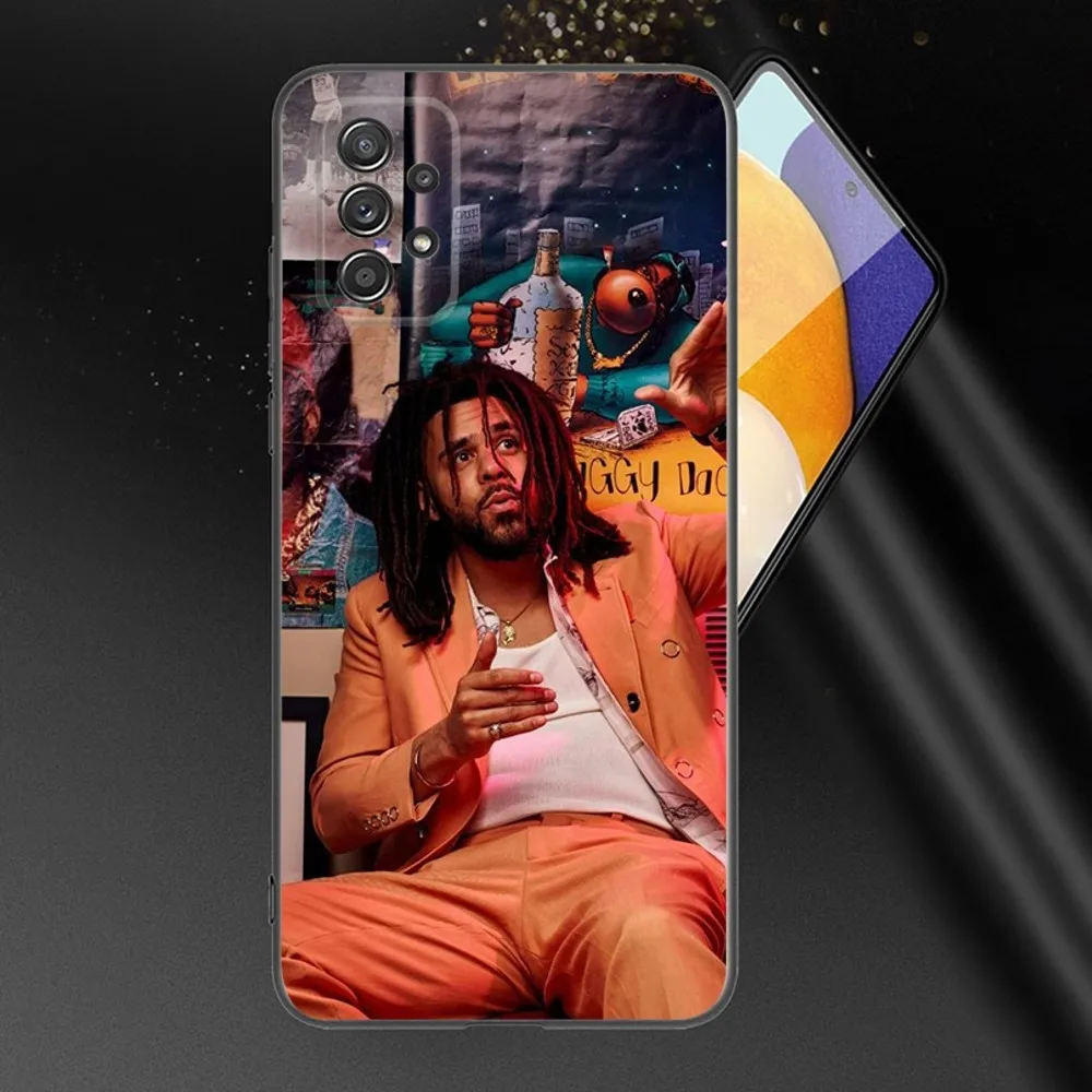 Rapper J C-Cole Phone Case For Samsung Galaxy A13,A21s,A22,A31,A32,A52,A53,A71,A80,A91 Soft Black Phone Cover