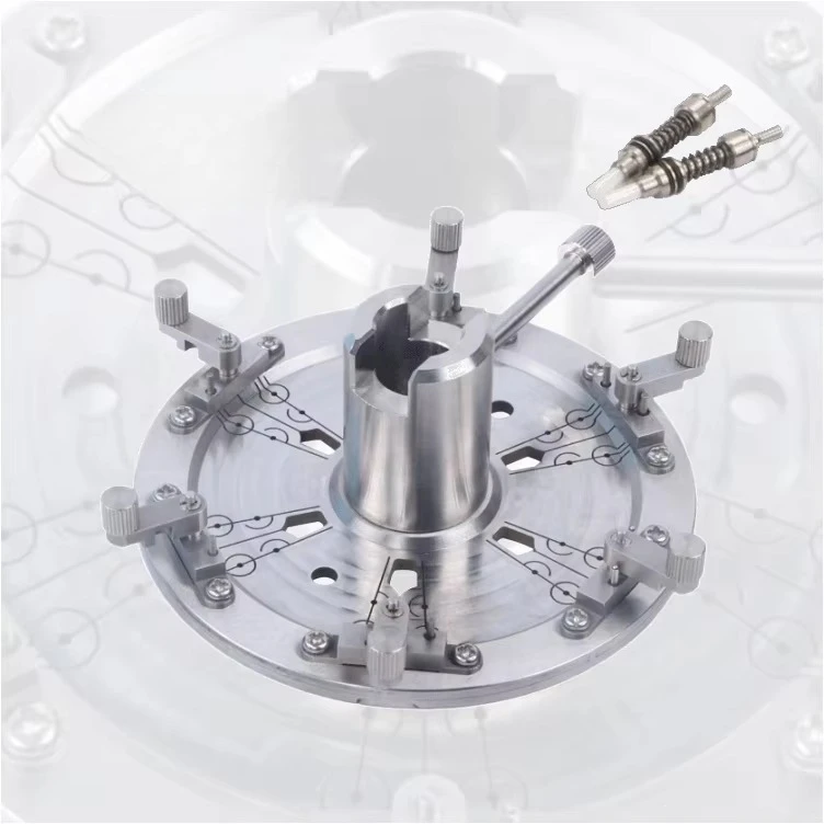 D1.25-24-DM 24 Positions Ferrule Holder For Domaille Machine 24 Port Polishing Jig Fiber Optic Polishing Fixture