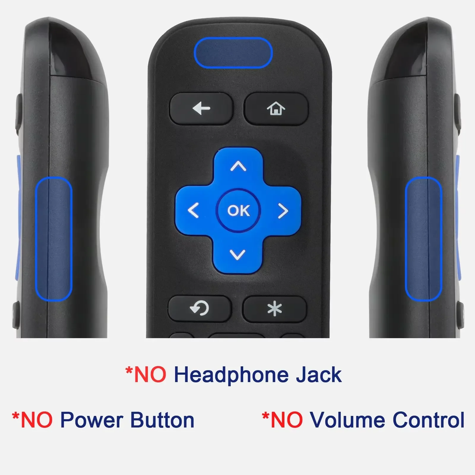 YP Remote Control Use for Roku Set Top Box STB 1/2/3/4 433MHz Express Premiere Ultra Controller with Shortcut Button Directly