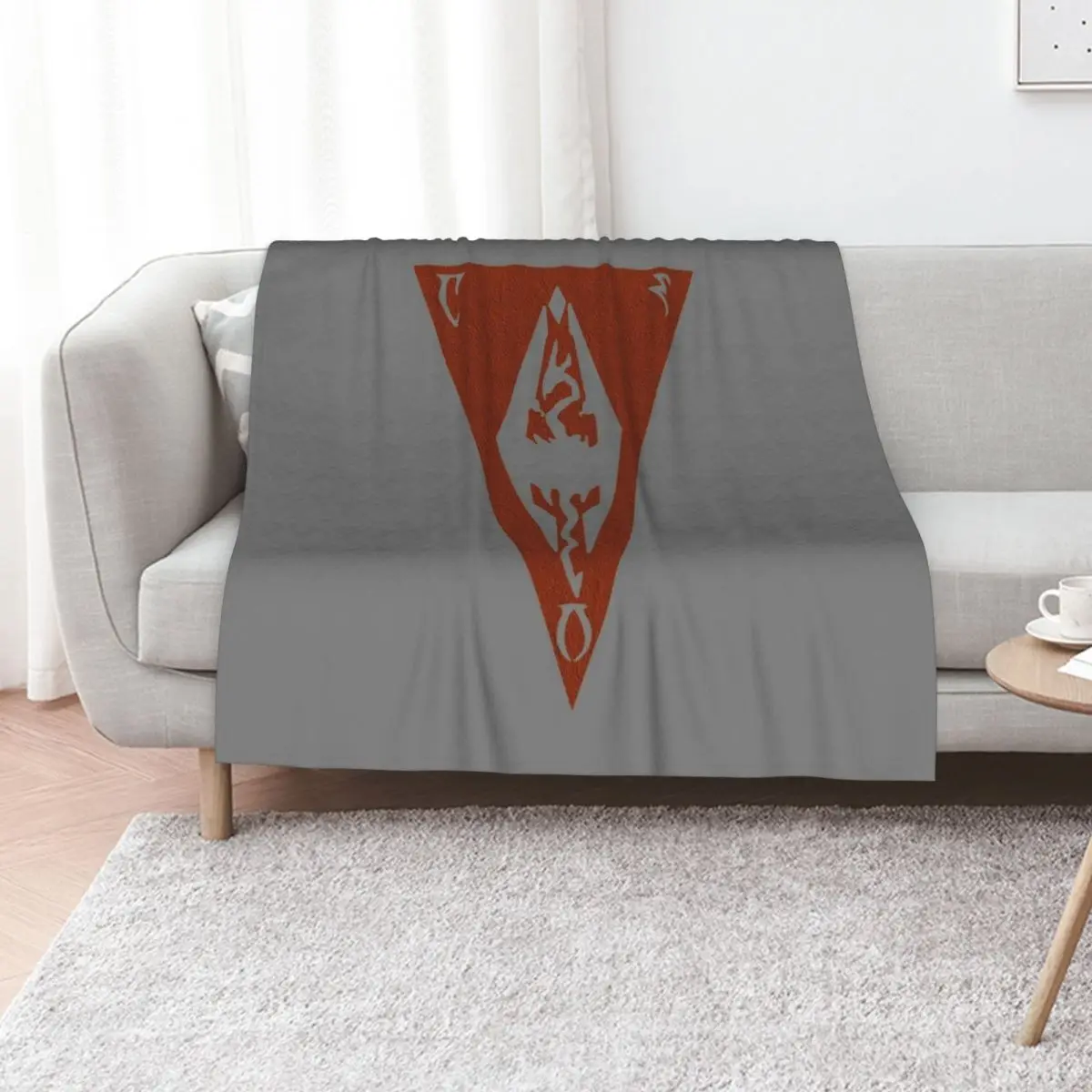 

Morrowind Emblem Throw Blanket Beach Blankets For Baby cosplay anime Stuffeds Blankets