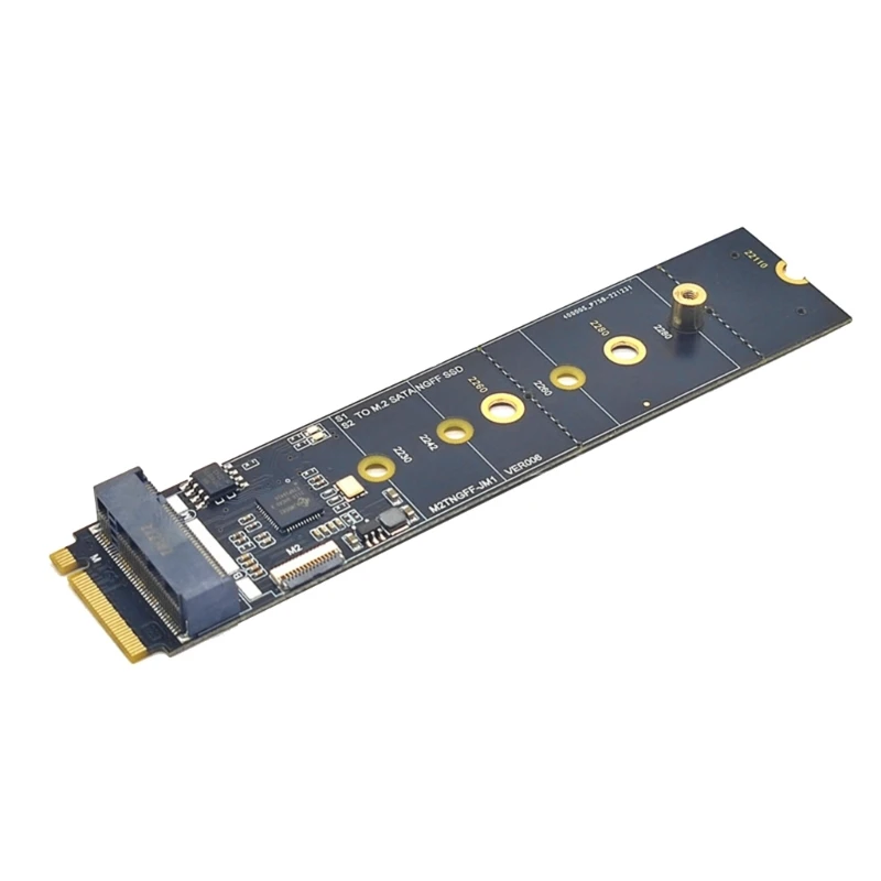 

M.2 NVME Sata Riser Card M2 NVME to Sata 3.0 Expansion Card JMB582 6GB/S Adapter Sata3.0 Riser Expansion Card