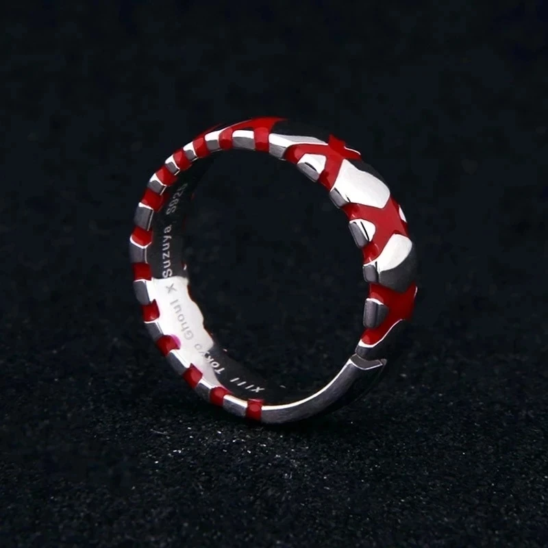 Anime Tokyo Ghoul Ring JUZO Suzuya Cosplay Unisex Adjustable Rings Accessories Gift image 3