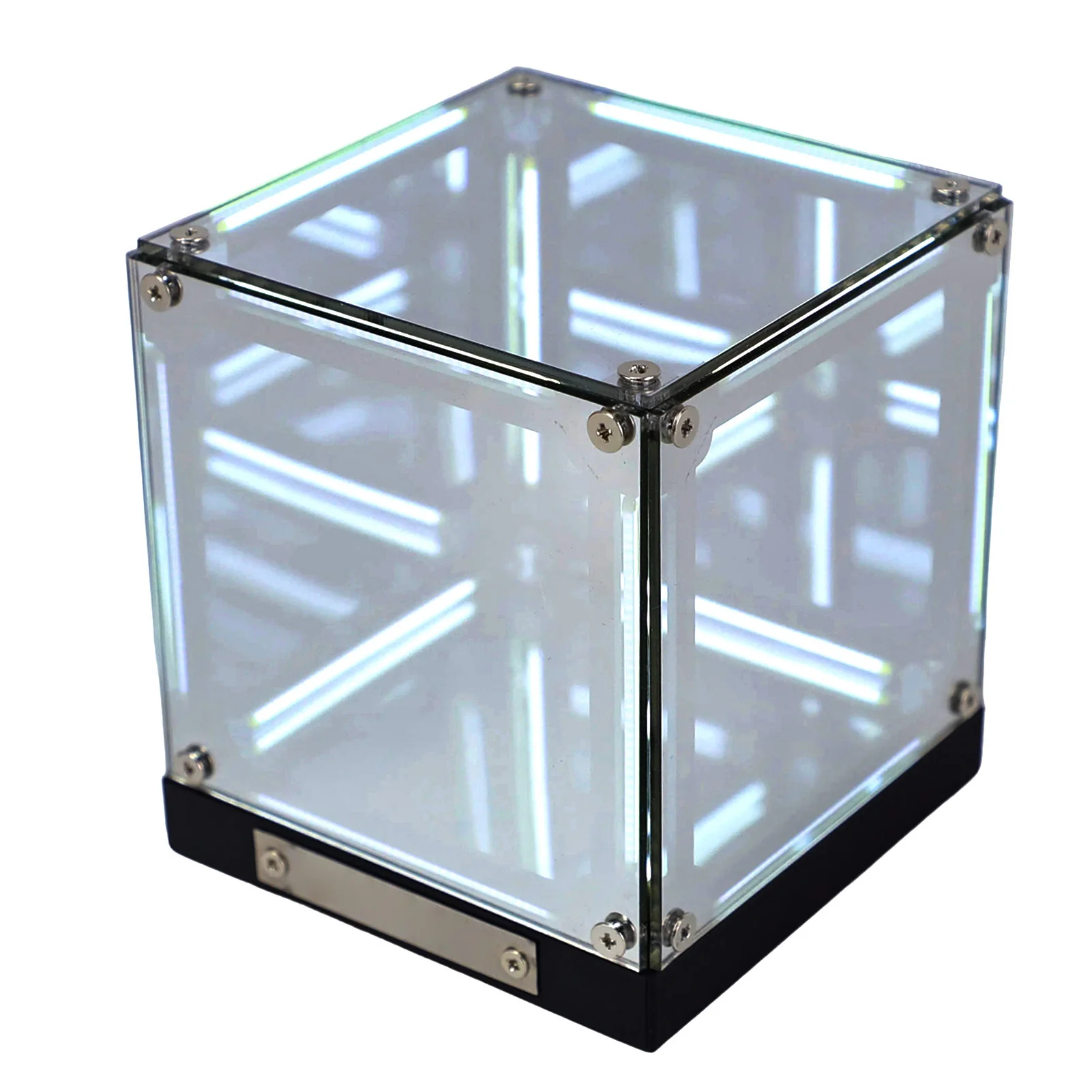 キューブライトミラー-4d-アクリル-led-タッチ調光式-充電式-ムードナイトライト-ゲーミングデスク-未来型装飾