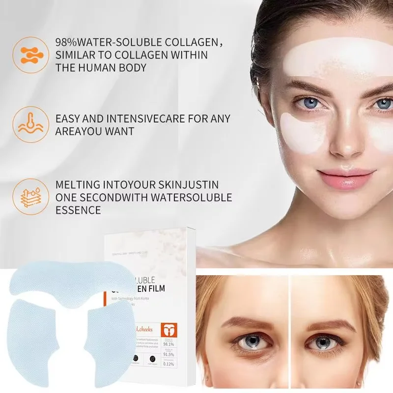 Collageen Eiwit Patche Instant Rimpel Remover Serum Set Lifting Verstevigende Oplosbare Absorbeerbare Gezicht Filler Anti-aging Huidverzorging