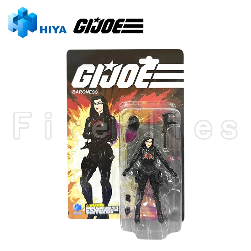 1/18 HIYA Action Figure Exquisite Mini Series G.I.Joe Baroness Anime Collection Model Toy