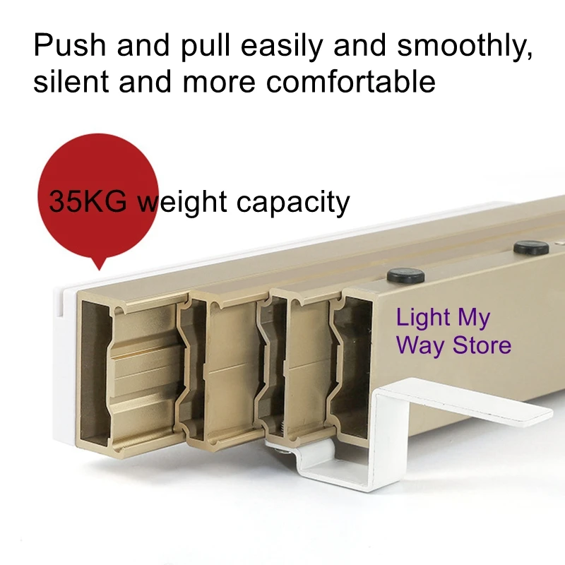 

Hidden flat push multi-section telescopic folding rail hardware accessories multi-function cabinet dining table drawer slides