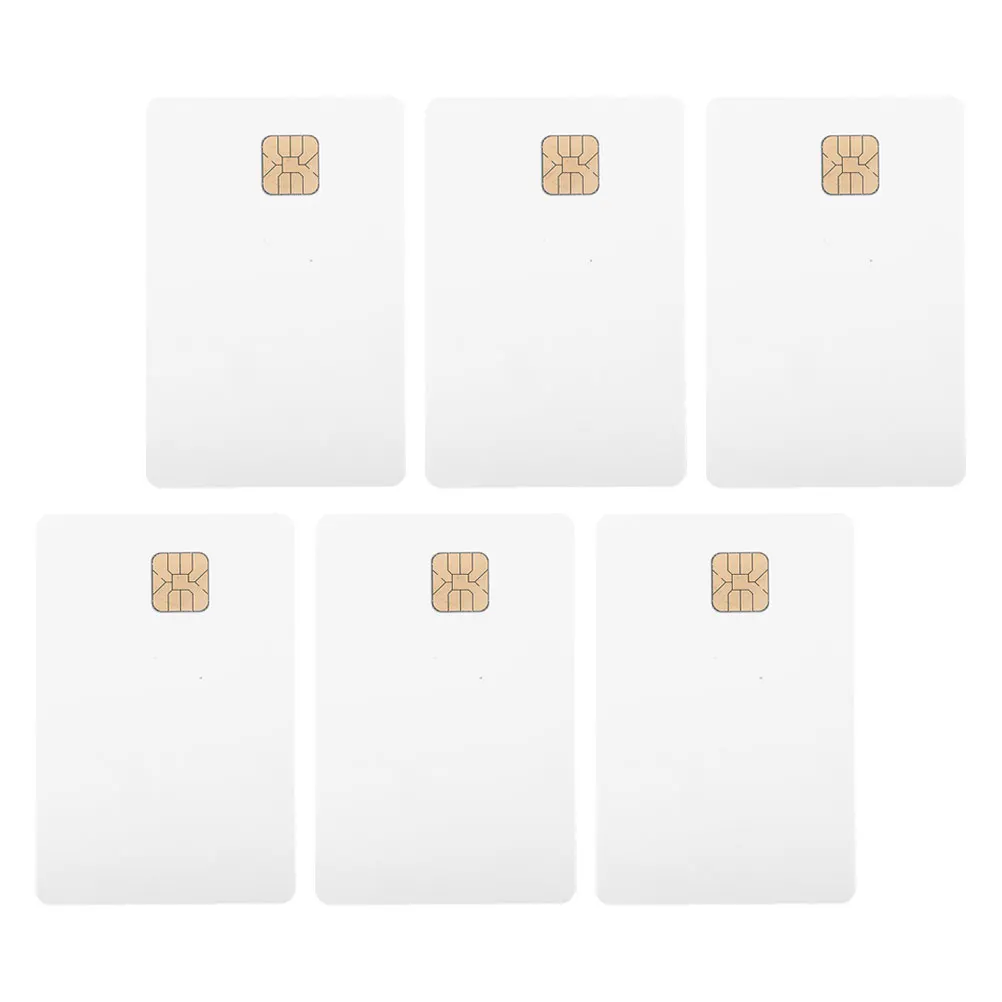 

6pcs Identity Cards PVC Smart Blank Cards for Printing Driver ID Access Control Employee Membership Long Lasting Smooth