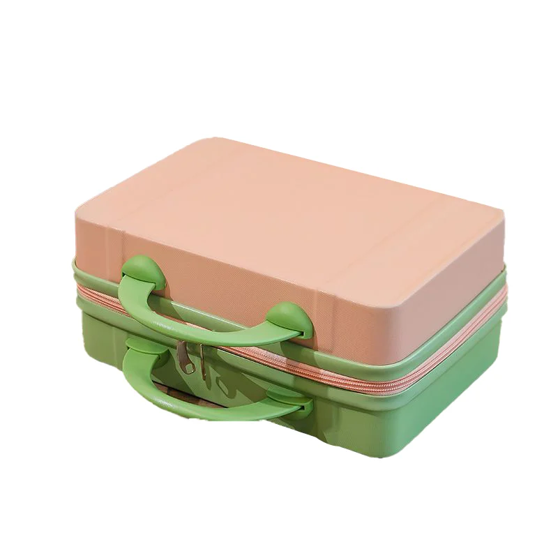 Macaron small suitcase 14-inch suitcase small cosmetic case can hang luggage mini suitcase